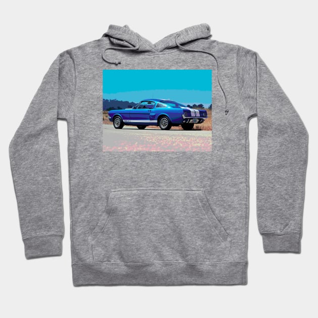 Mustang gt350 1965 Hoodie by iceiceroom